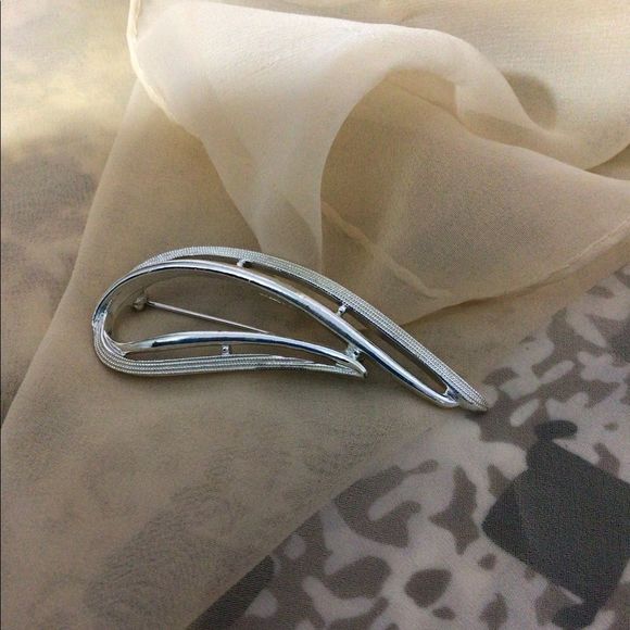 Vintage Sarah Coventry Brooch Pin Silver Marked Nice! - Picture 5 of 15